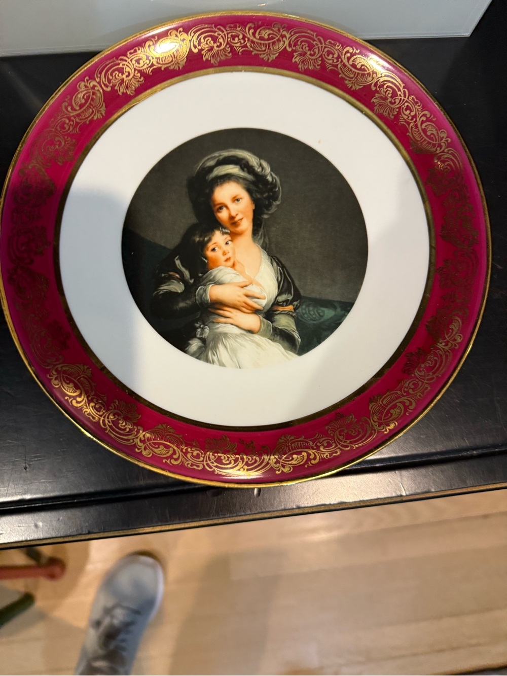 limoges france decorative collector plate